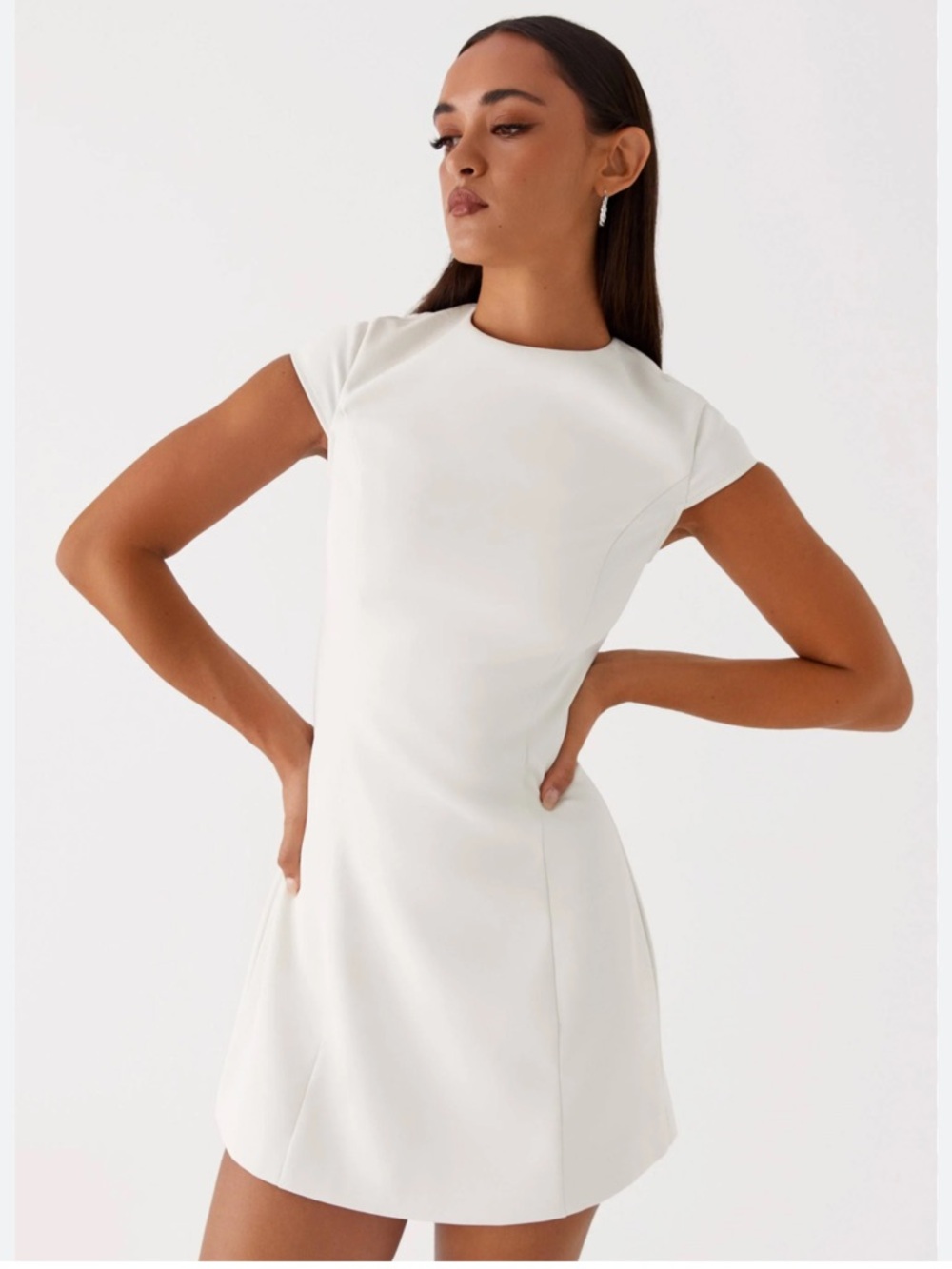 Harriet Mini Dress - off white